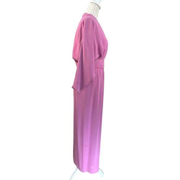Handmade Vintage 70s/ 80s Maxi Dress Pink - Picture 8 of 9